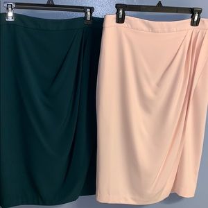 Drape Pencil Skirts